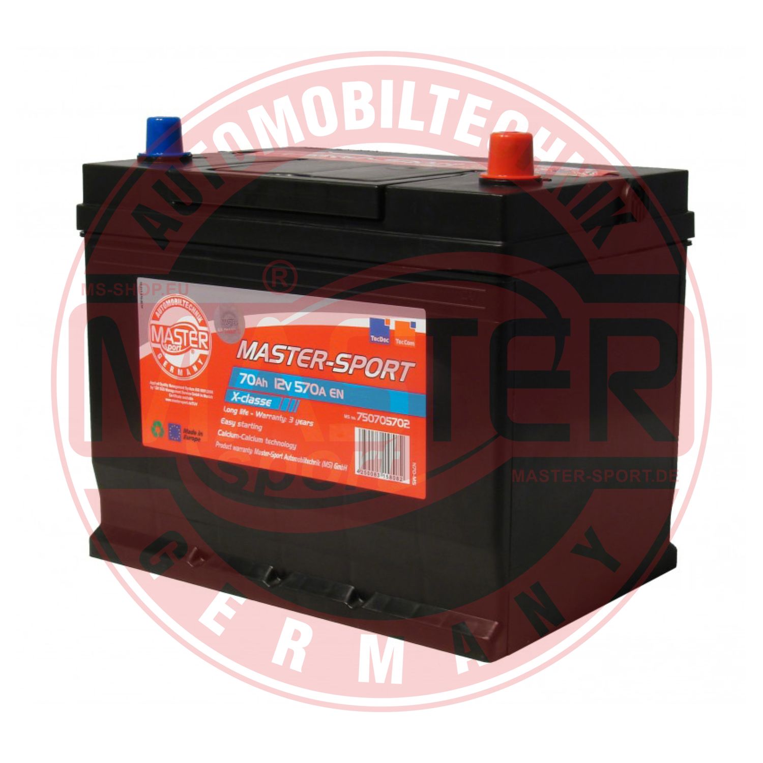 żtartovacia batéria MASTER-SPORT GERMANY